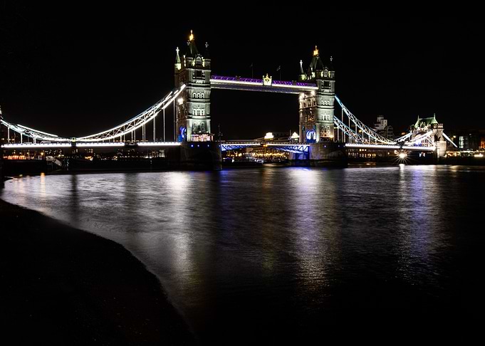 Tower Bridge at night
