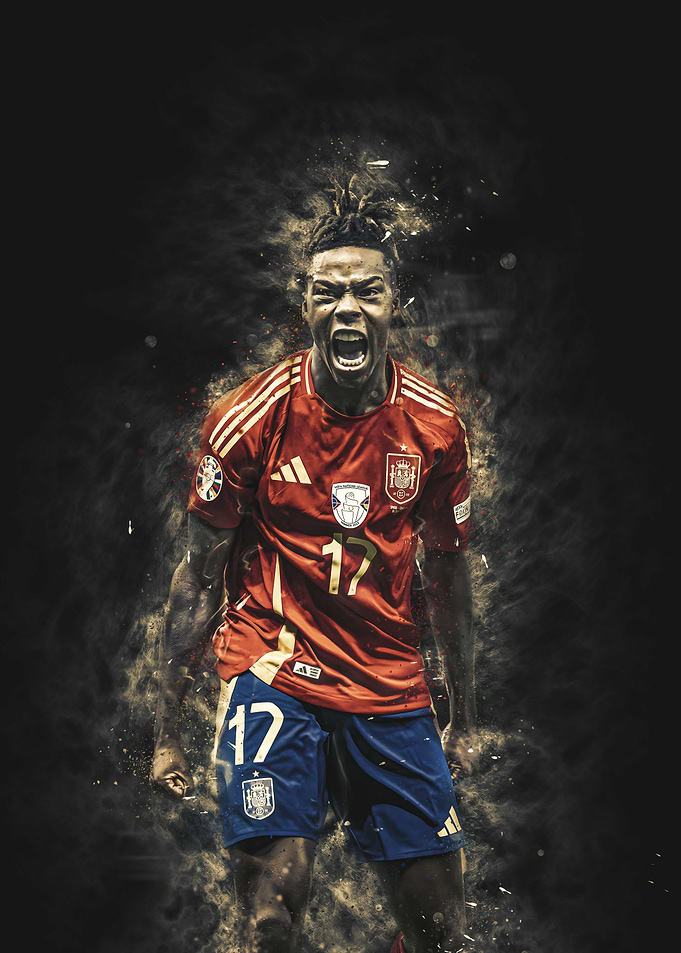 Nico Williams celebration