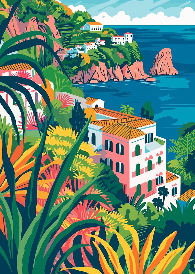 Italian Scenery Amalfi
