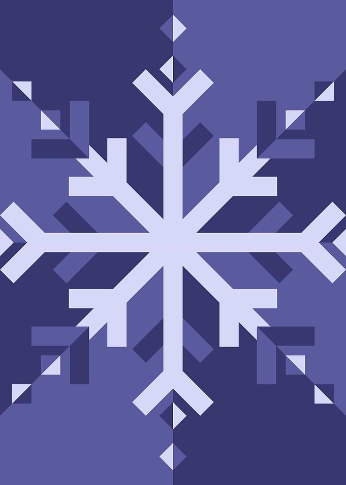 Abstract snowflake