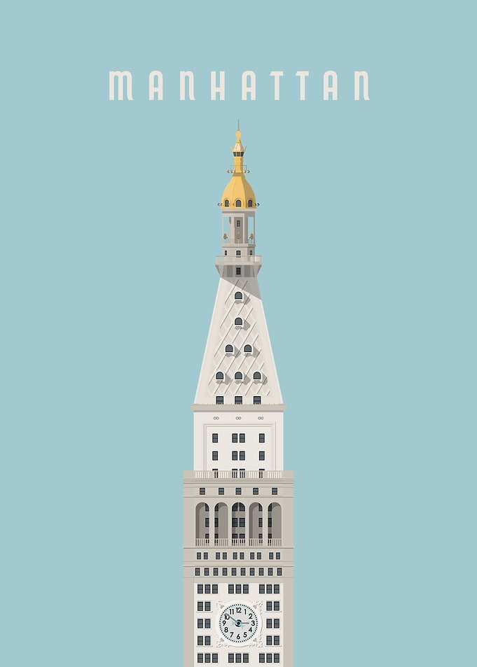 Manhattan Travel Poster