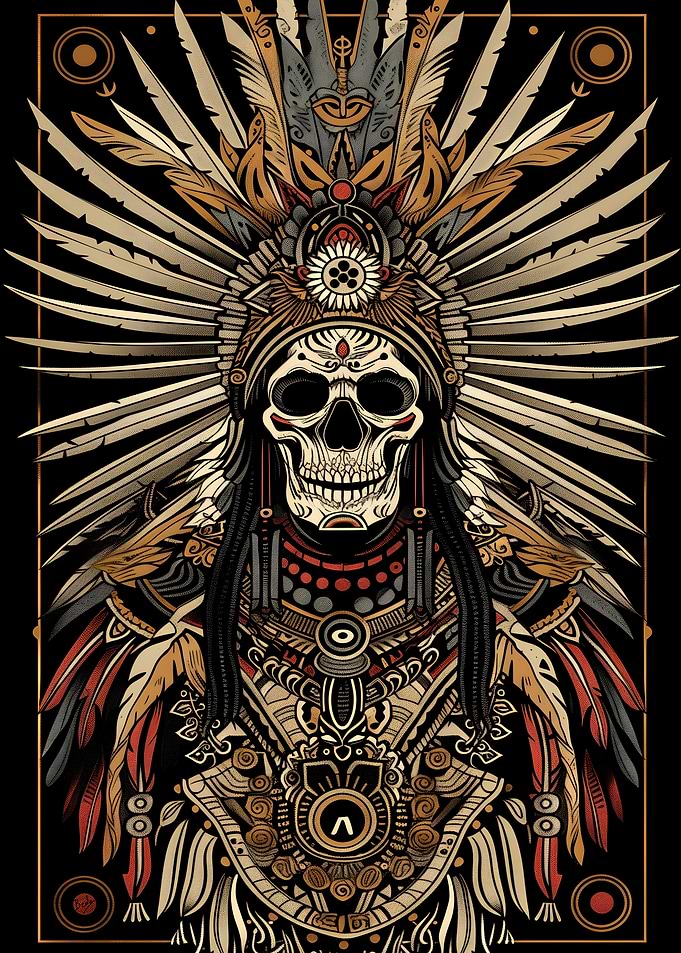 Feathered Skull of Death