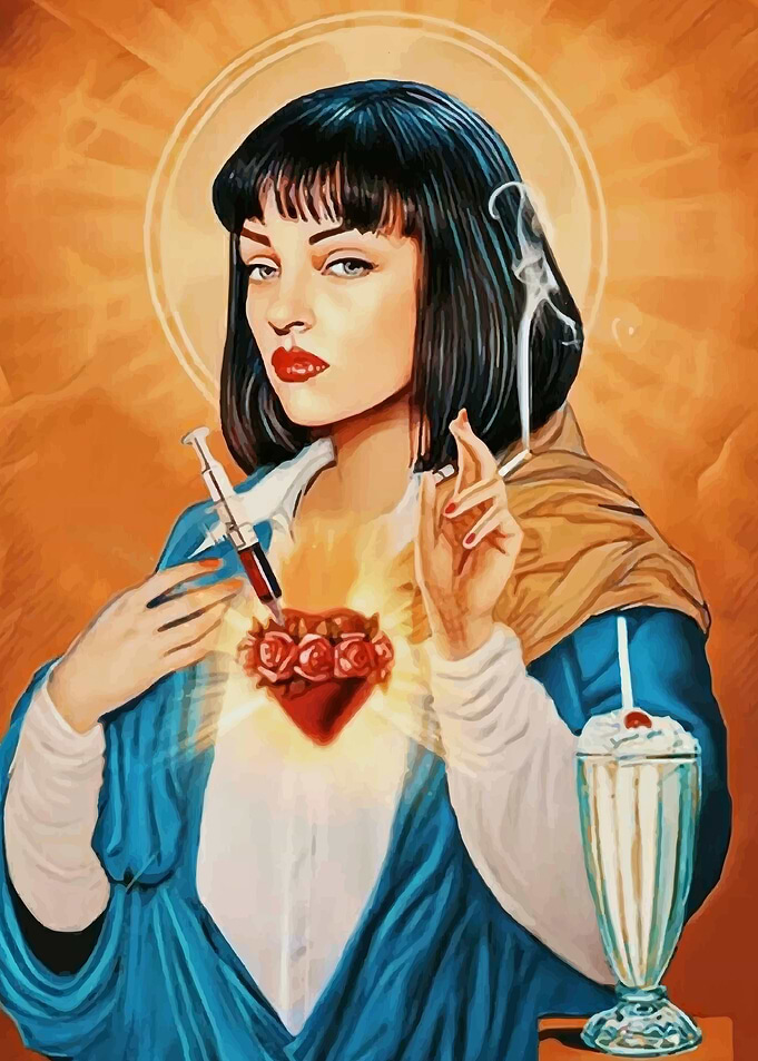 pulp fiction mia saint