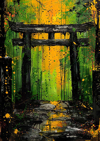 Torii Gate Green Poison