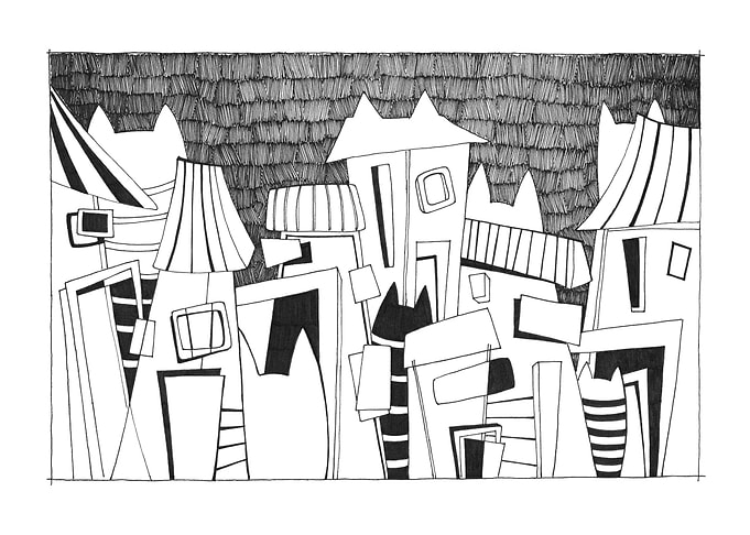 Cats and houses