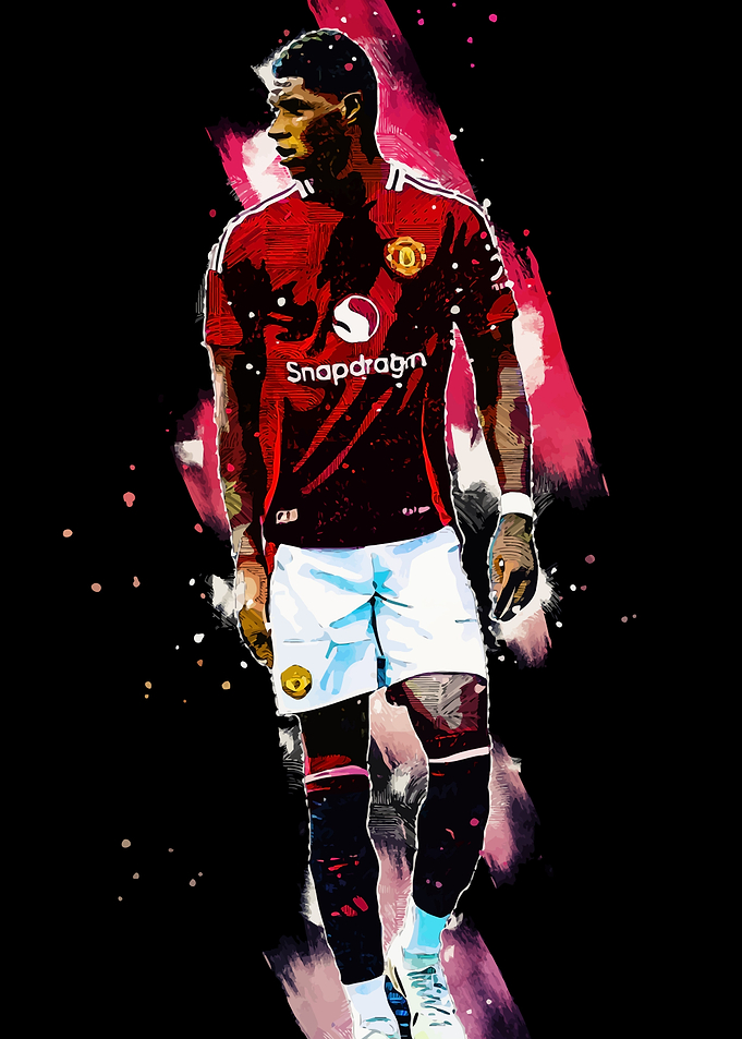 Marcus Rashford Pop Art