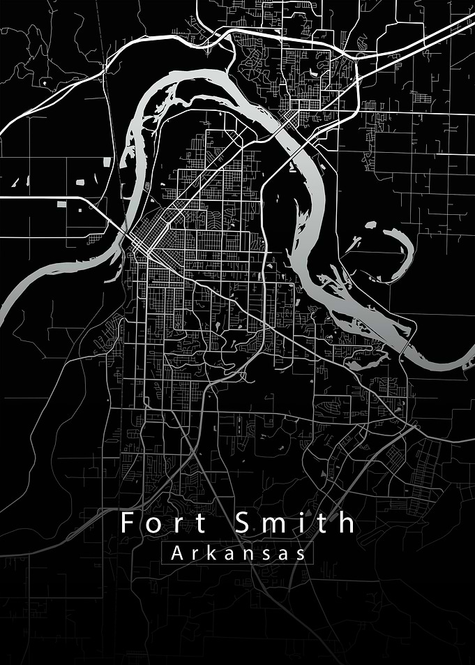 Fort Smith Arkansas Map