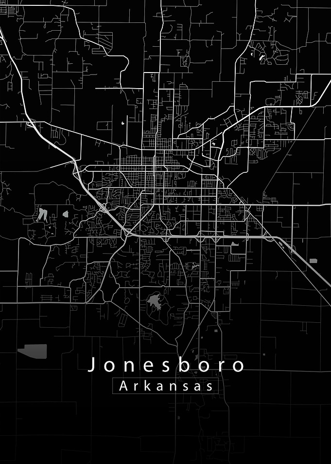 Jonesboro Arkansas Map