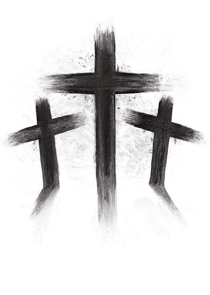 Christian three crosses
