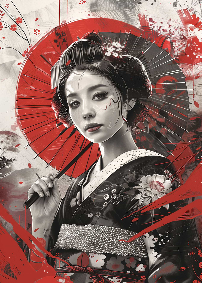 Geisha Samurai Japanese