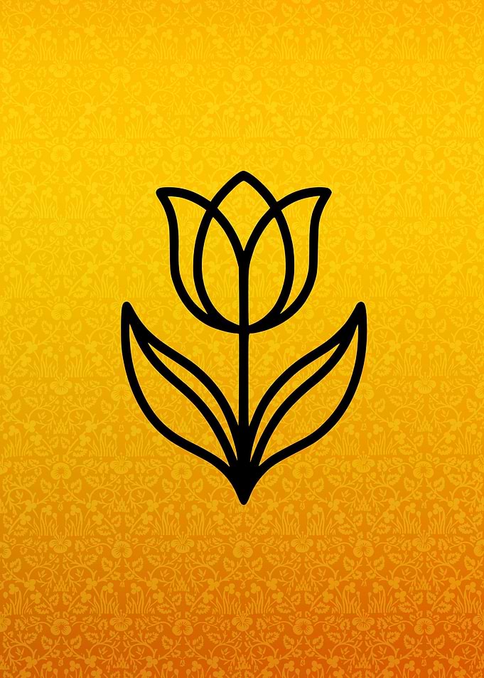 Tulip Line Art
