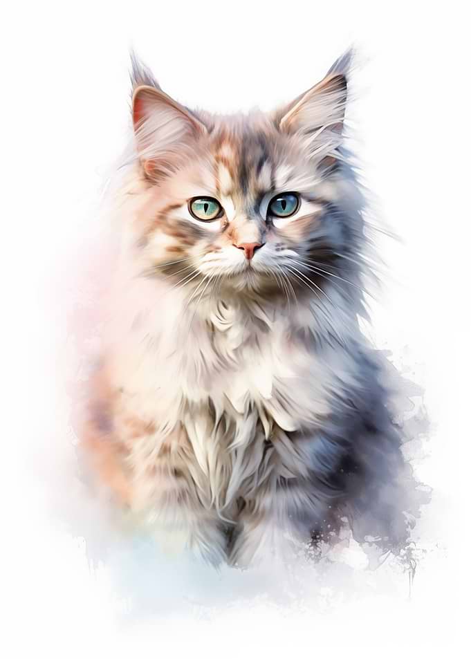 Ragamuffin portrait cat