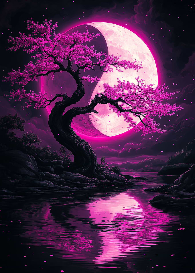 Cherry Tree Yin and Yang