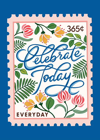 Celebrate Today Lettering