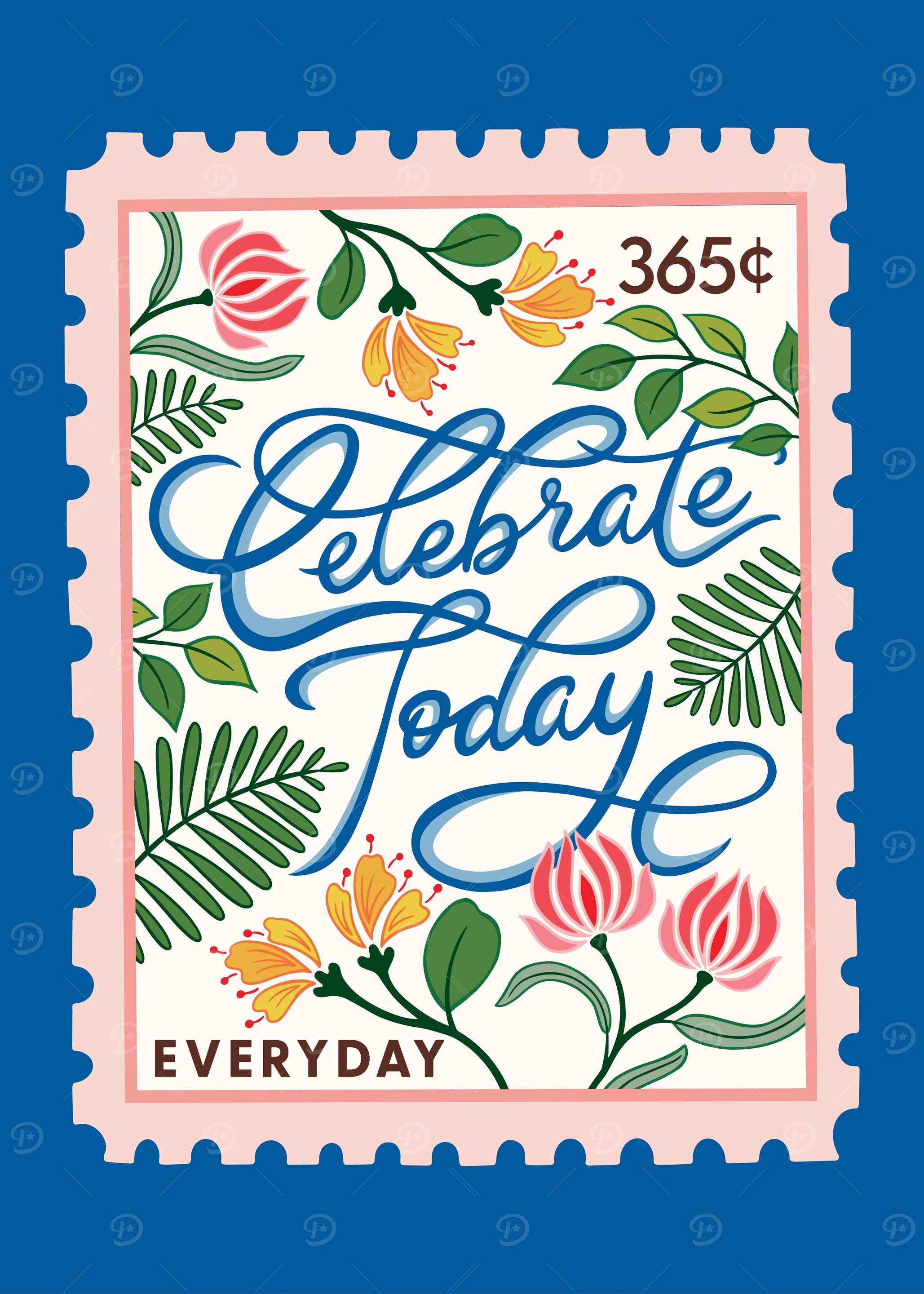 Celebrate Today Lettering