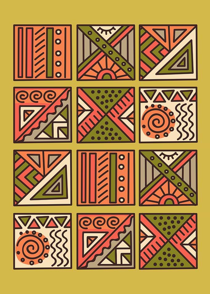 Vibrant African Print