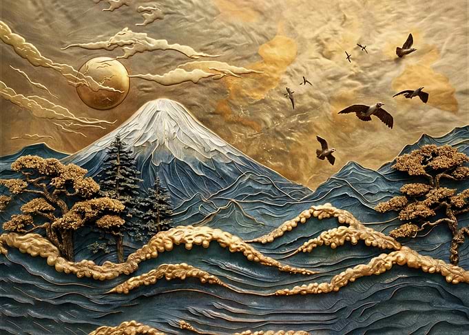 Golden Mountain Sunset