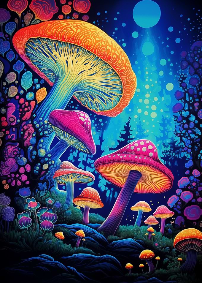 Psychedelic Mushrooms No2