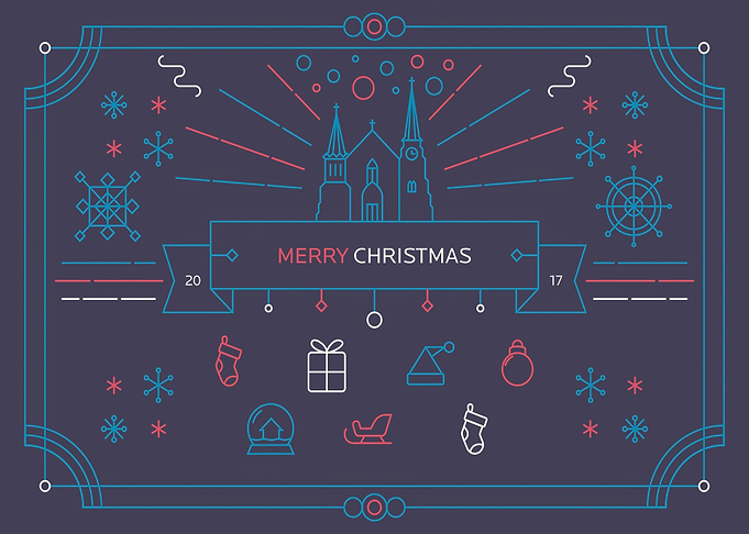 merry christmas poster