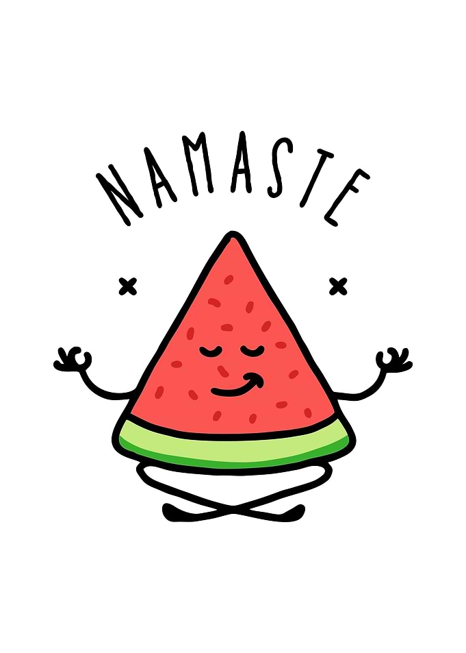 Namaste Watermelon Yoga