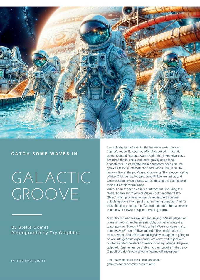 Funny Space Water Sport