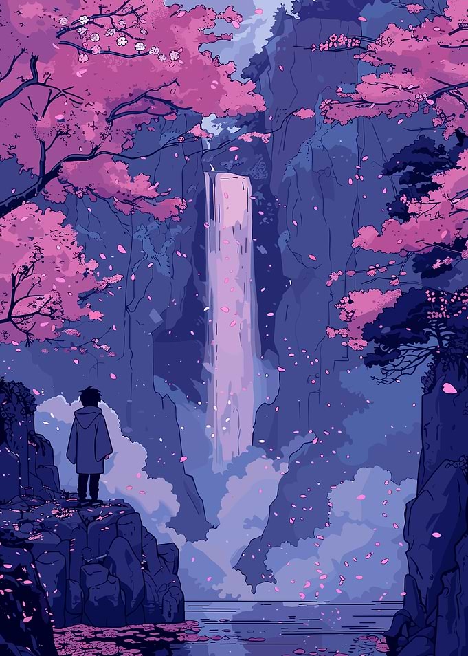 Sakura Waterfall