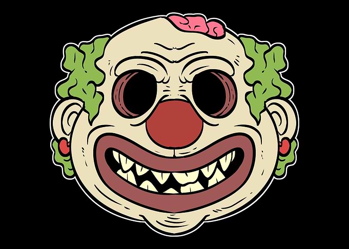 Clown Zombie Clowns Gift