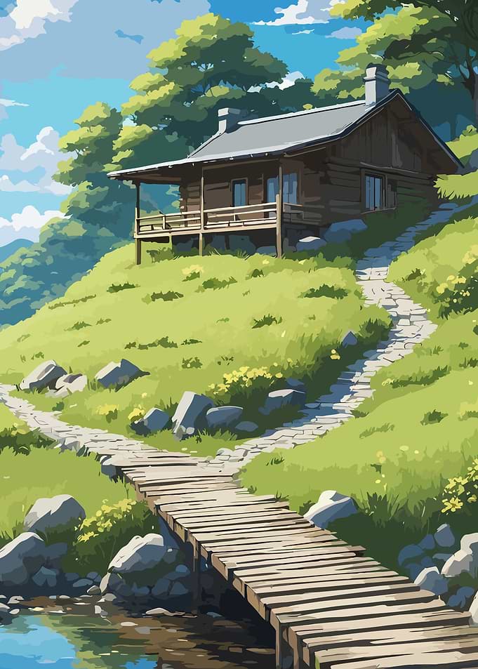 house on the edge forest