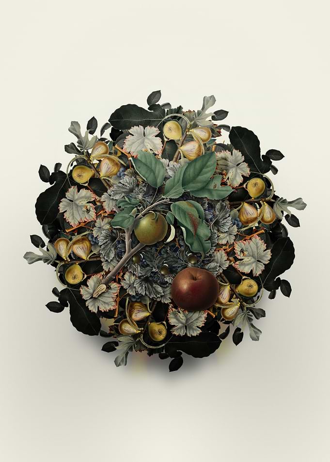 Vintage Apple Wreath