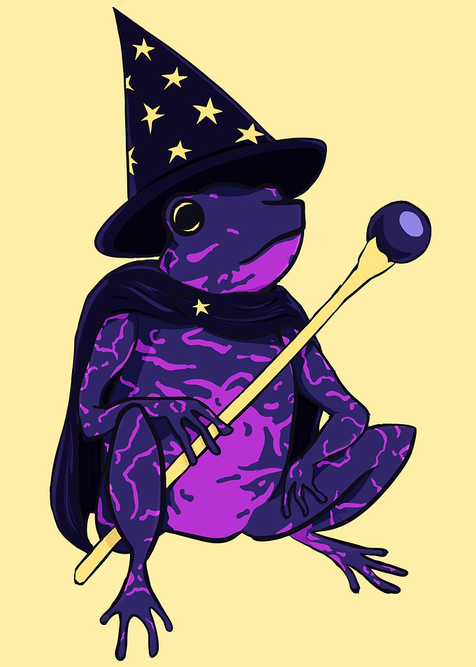 Harlequin Toad Wizard