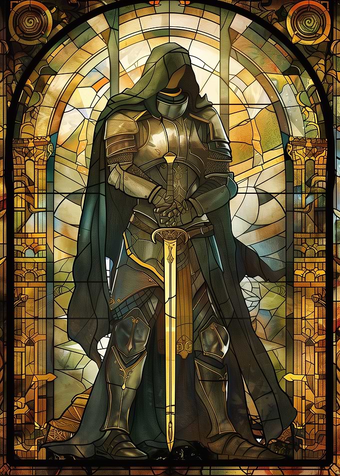 Golden Paladin Knight