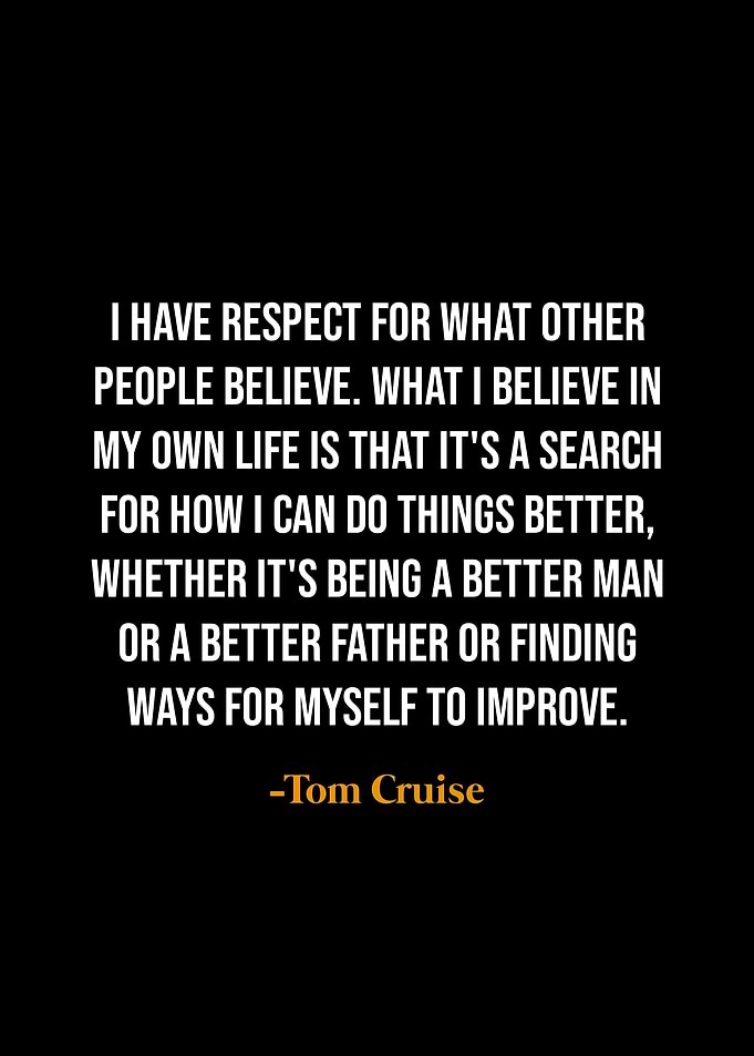 Tom Cruise quotes