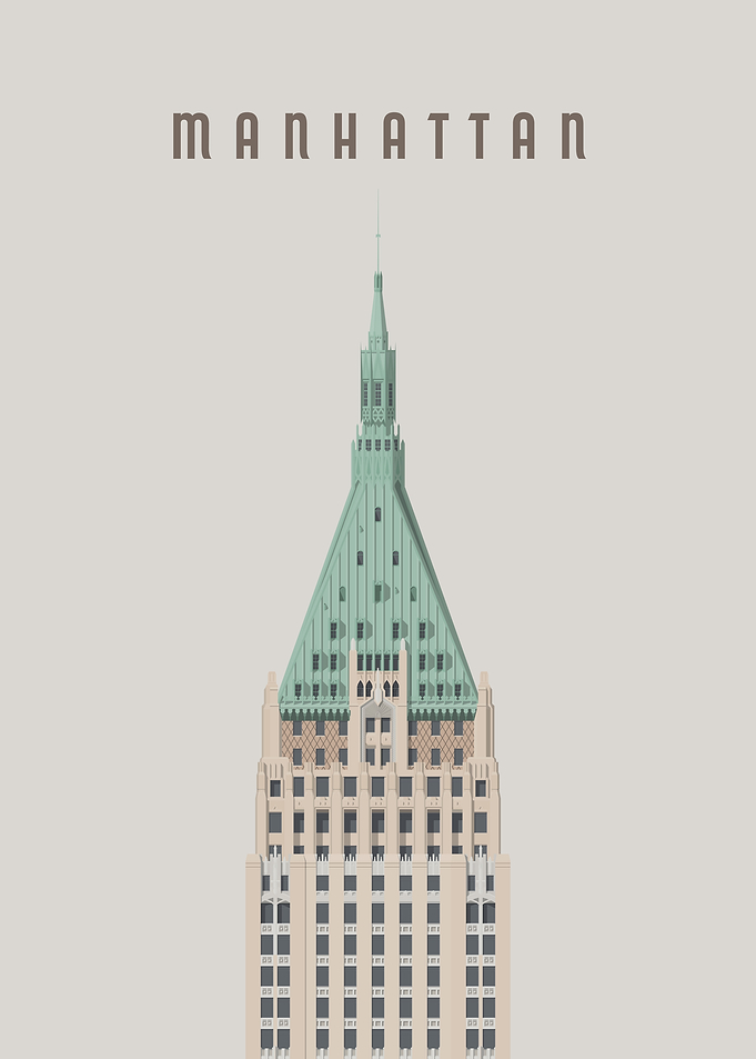 Manhattan Travel Poster