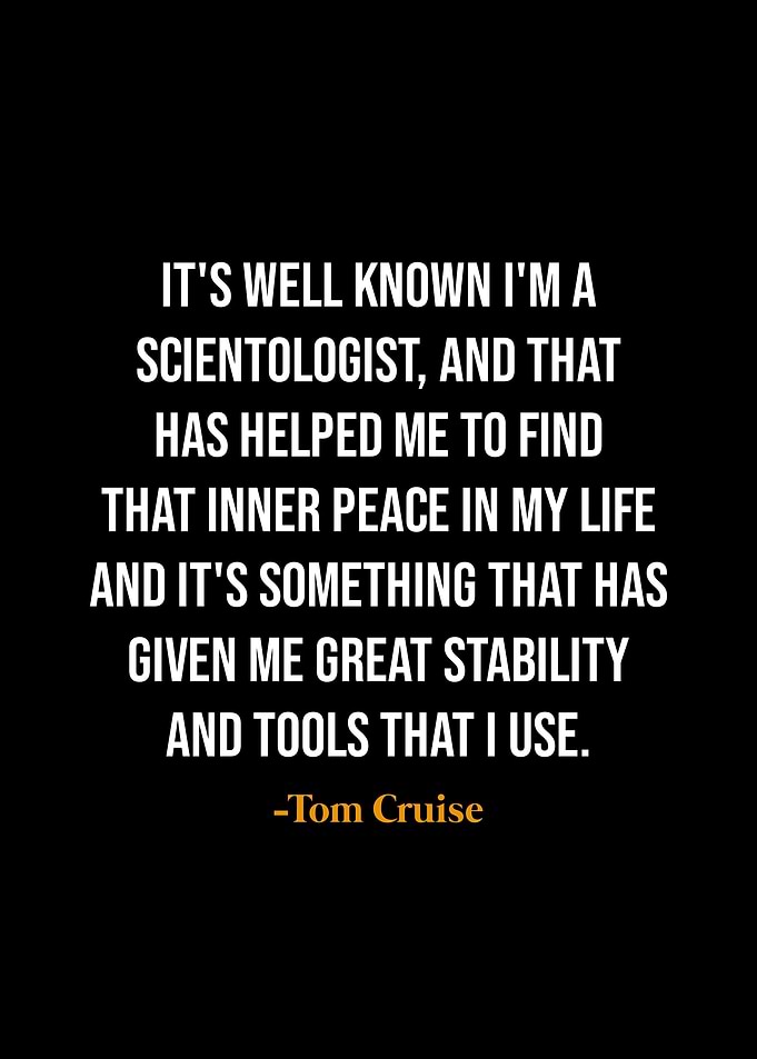 Tom Cruise quotes