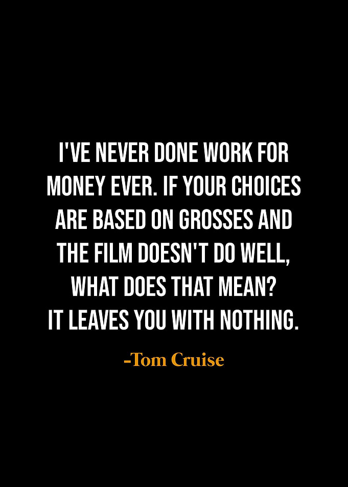 Tom Cruise quotes