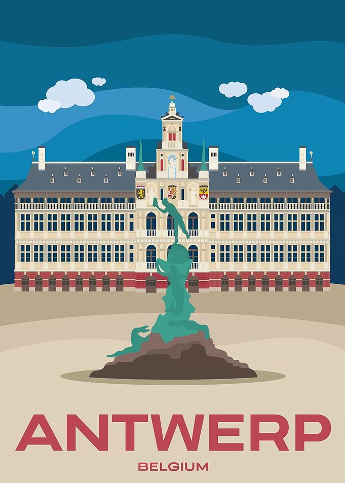 antwerp belgium cityscape