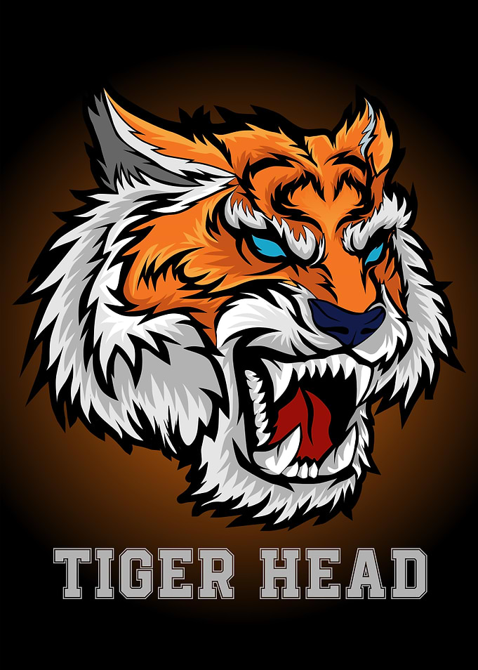 tiger head roar