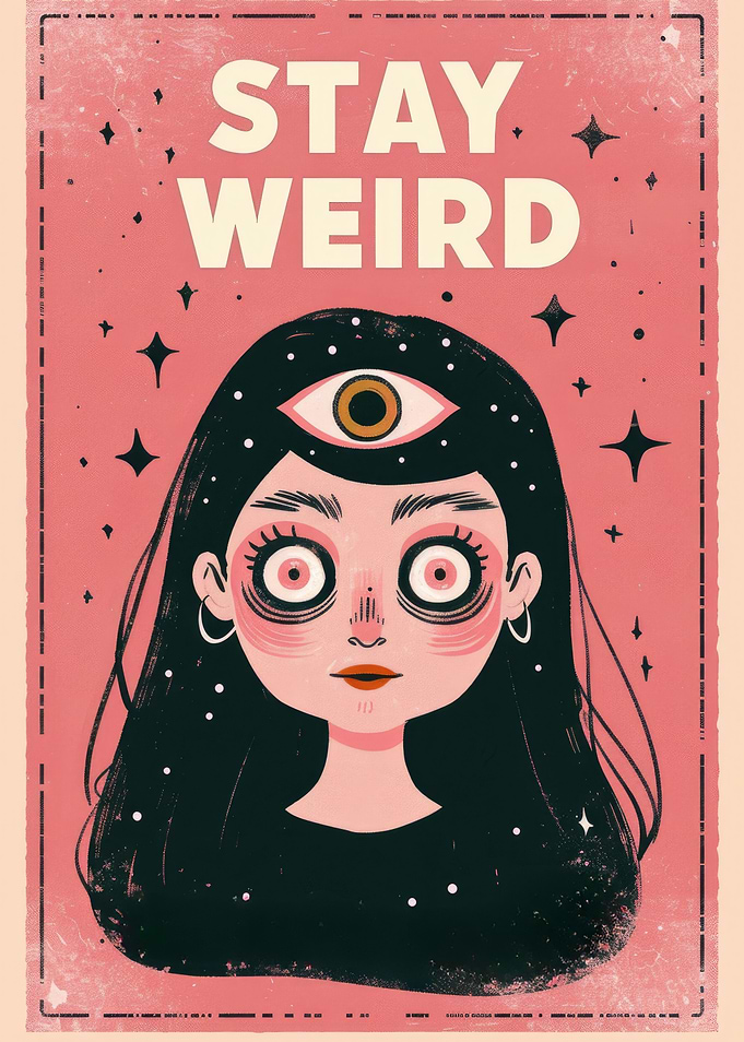 Stay Weird 3 Eyed Witch