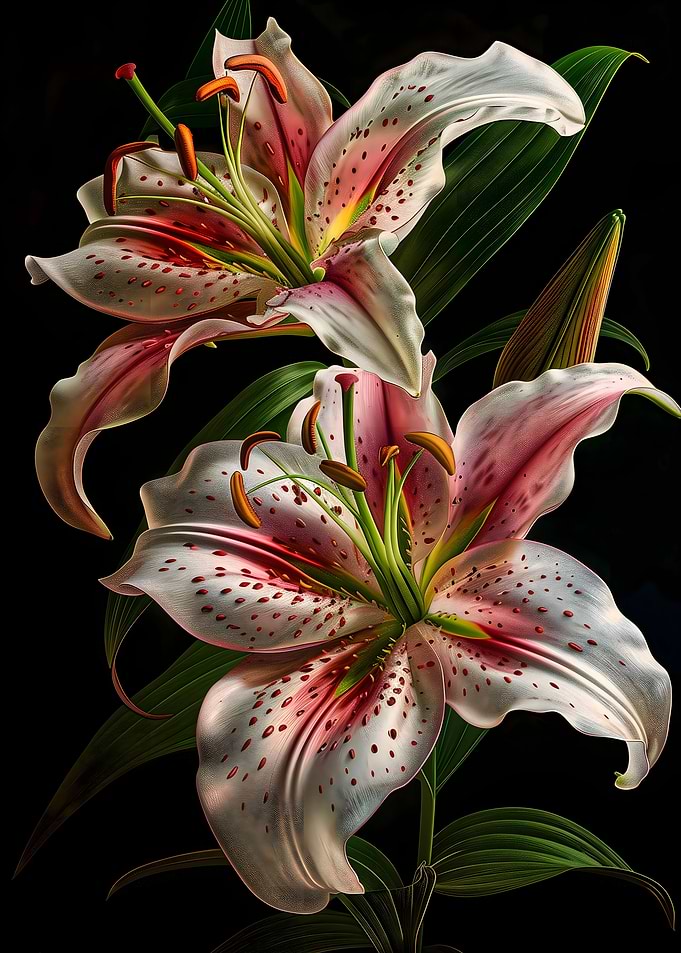 Artistic Hybrid Red Lilly