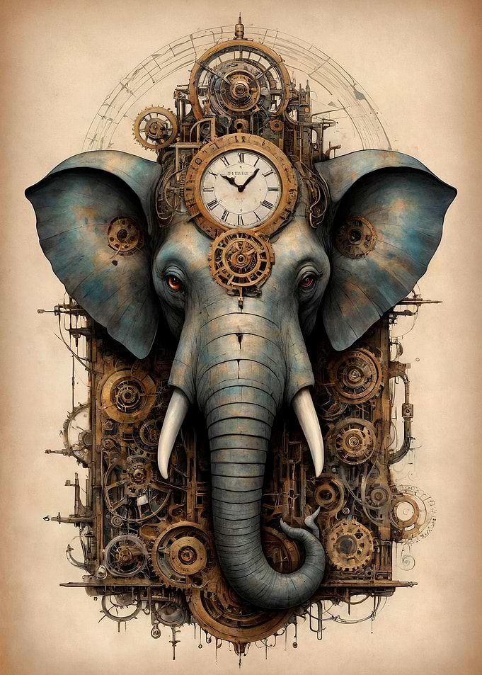 Mechanized elephant
