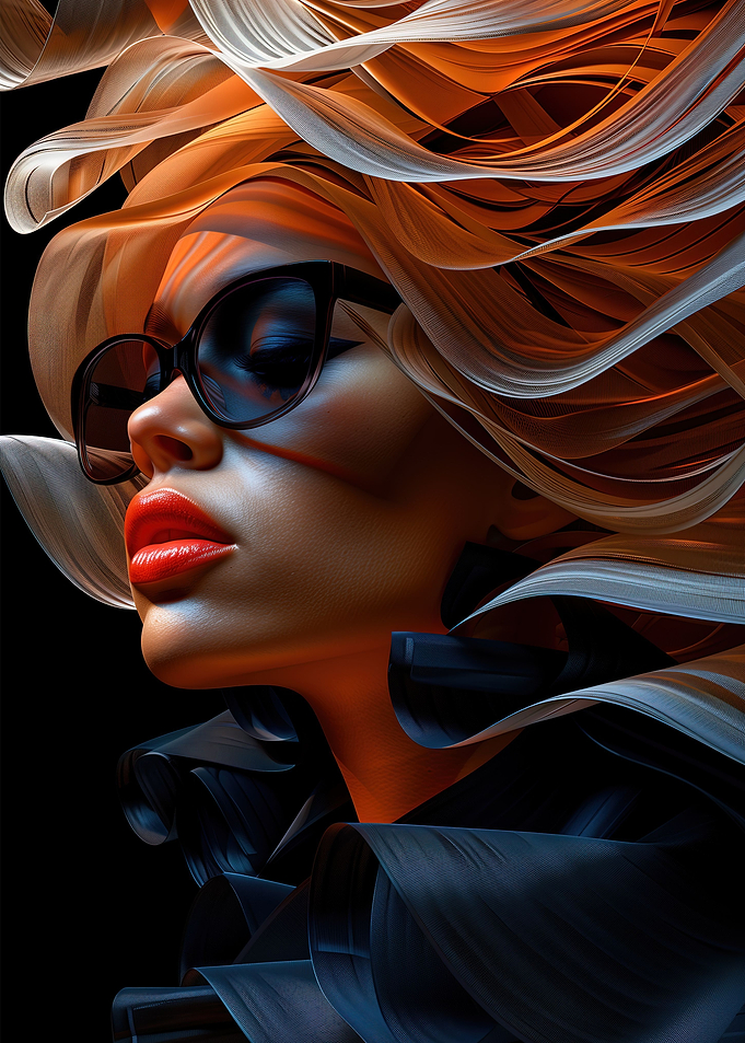 Flowing Female Elegance