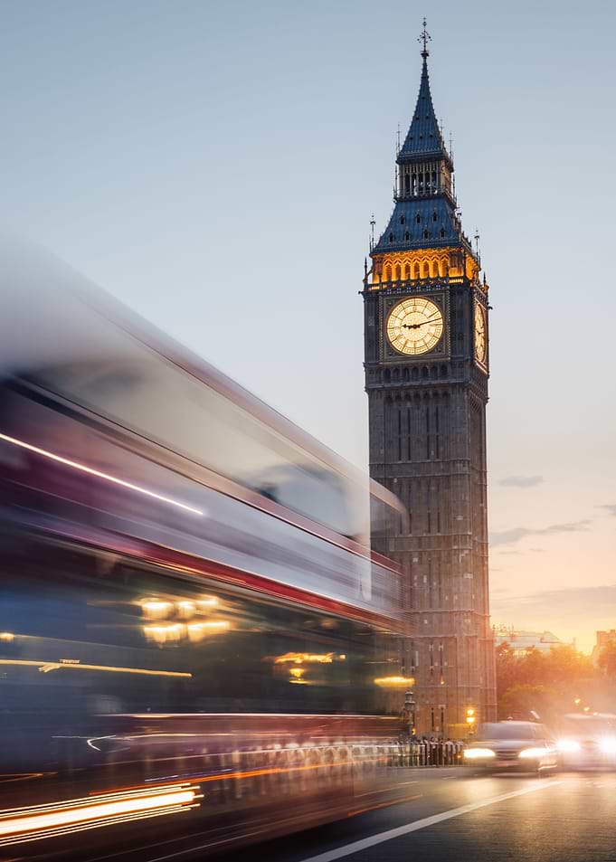 Big Ben and London Bus