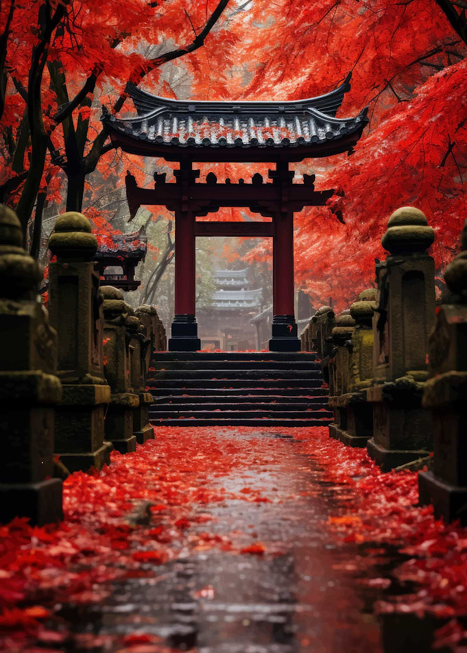 Torii Gate cherry blossom