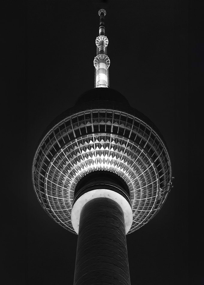 Berlin TV Tower Monochrome