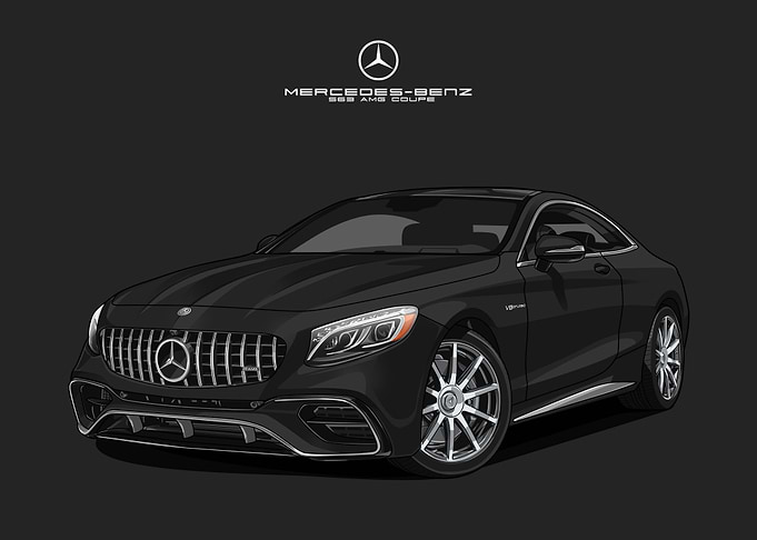 Mercedes S63 AMG black