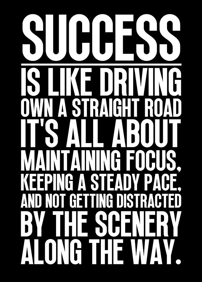 Success Is A Straight Road