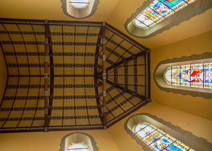 Graphic church choir