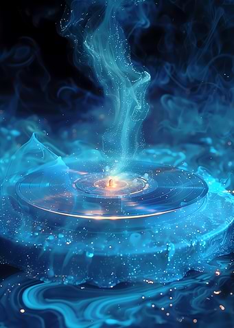 Cosmic Vinyl Record Player