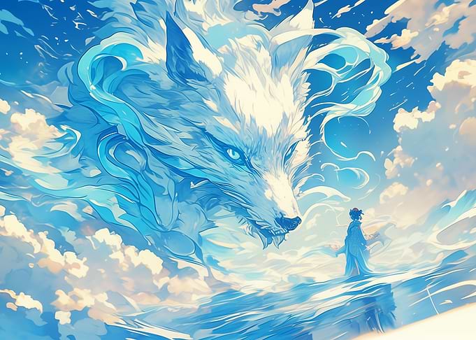Fantasy Kitsune Fox