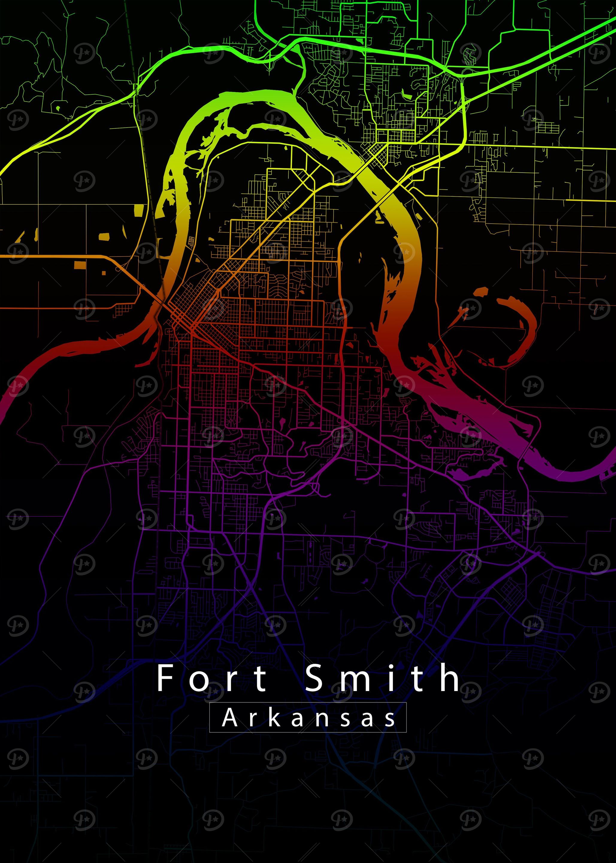 Fort Smith City Map